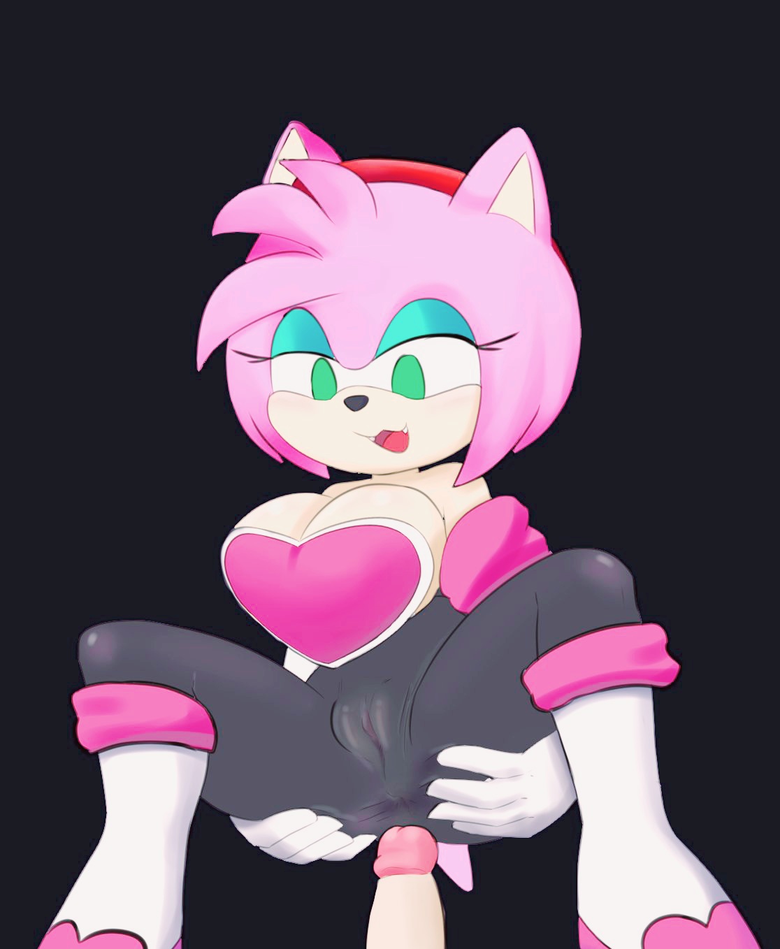Adult amy rose costume