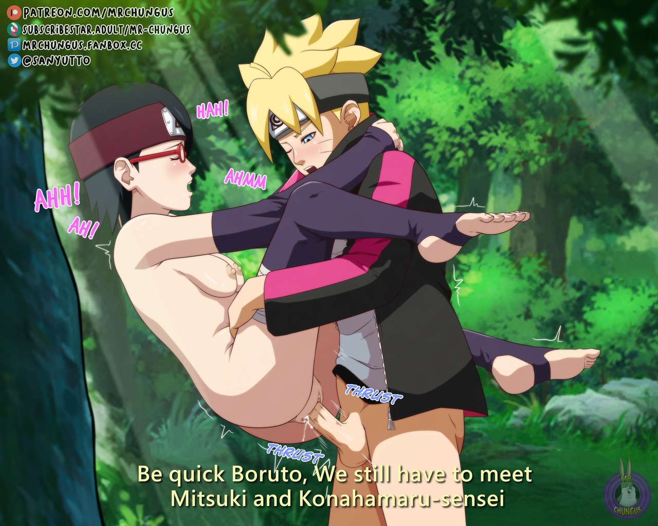 Sarada and boruto sex