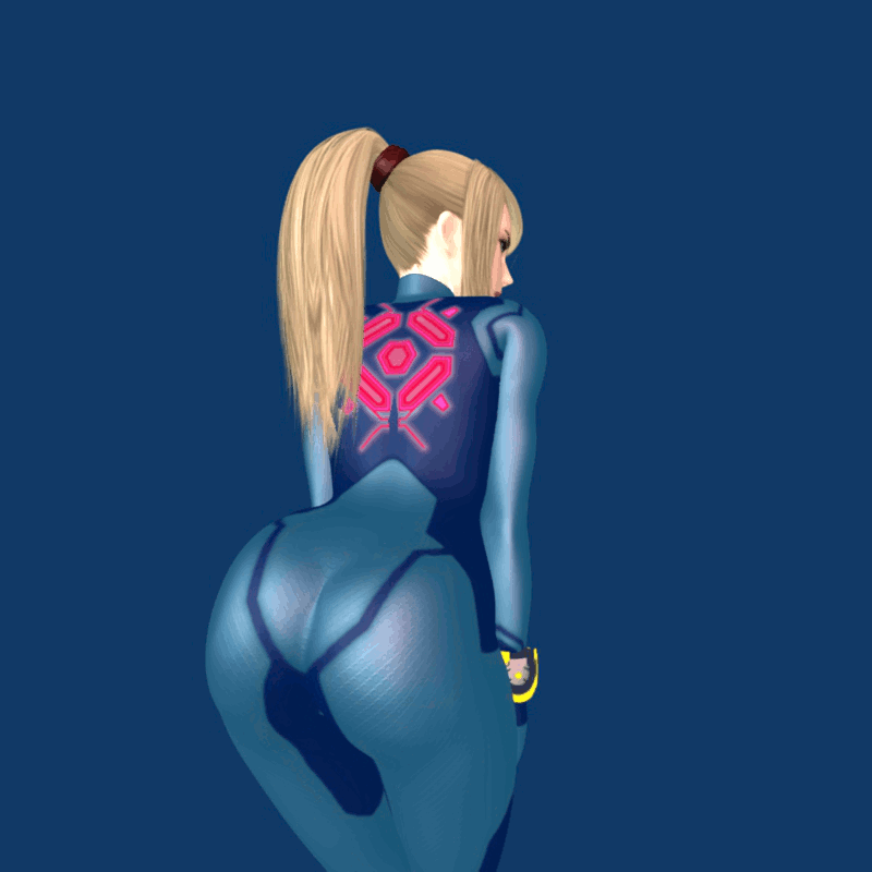 little mac, samus aran, zero suit samus, metroid, nintendo, 3d, animated, gif, sfm, 1girls, ass, ass focus, big ass, bimbo, long hair, milf, ponytail, pov, seductive, skin tight, teenager, tied hair, tight clothing, zero suit, 