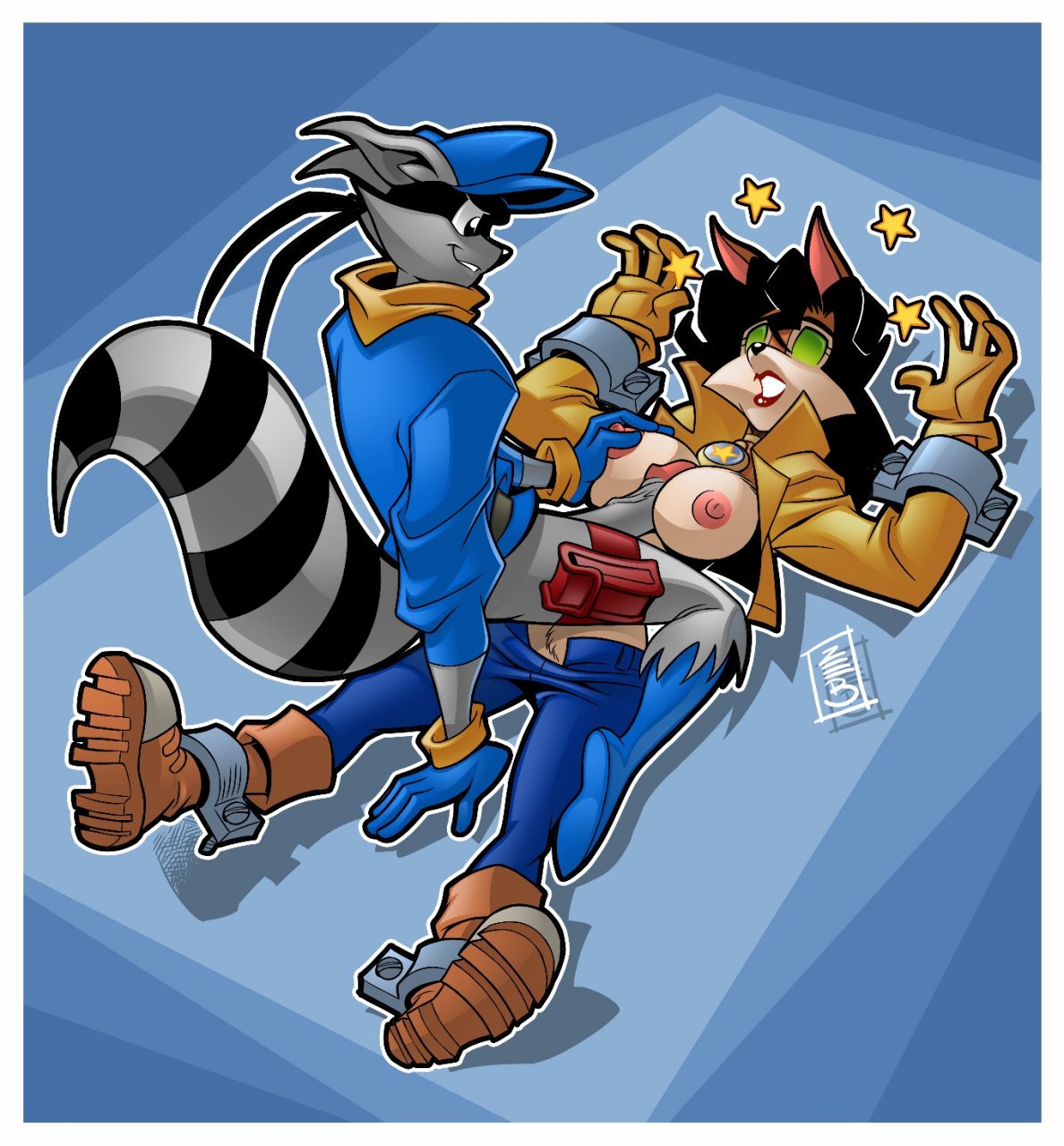 Rule34 - If it exists, there is porn of it / linno, carmelita fox, sly  cooper / 466195