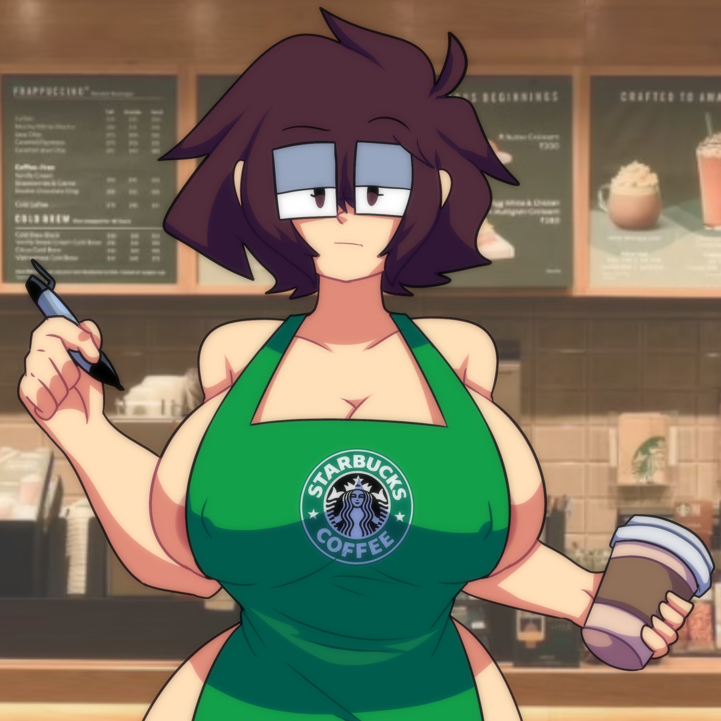 Iced latte with breast milk hentai фото 102