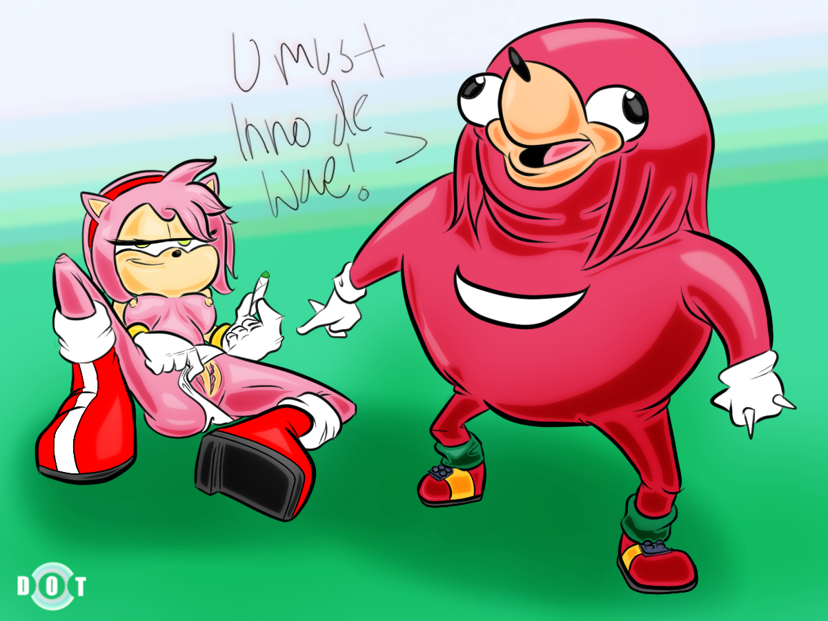 How to draw ugandan knuckles