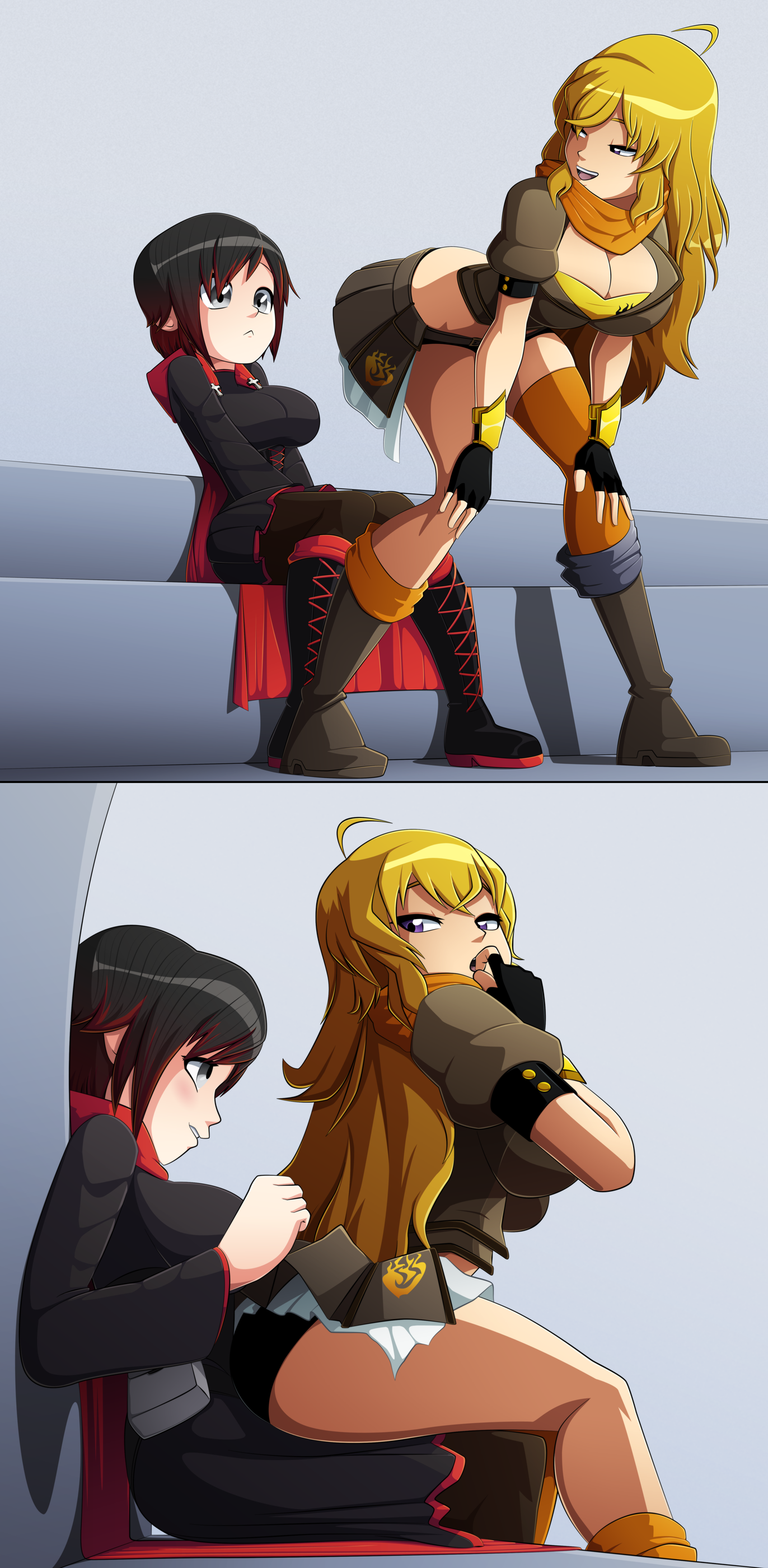 Rule34 - If it exists, there is porn of it / ravenravenraven, ruby rose,  yang xiao long / 1816212