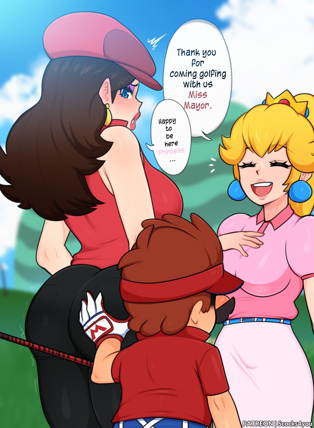 Rule34 - If it exists, there is porn of it  scocks4you, mario, pauline,  princess peach  6908572