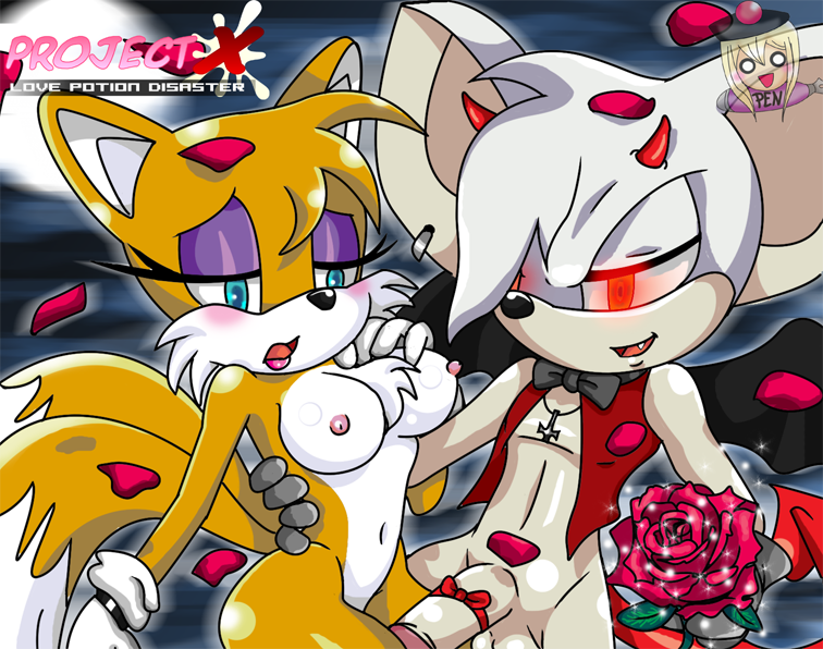 nopennamegirl, miles prower, sonic the hedgehog, tails, tailsko, love potio...