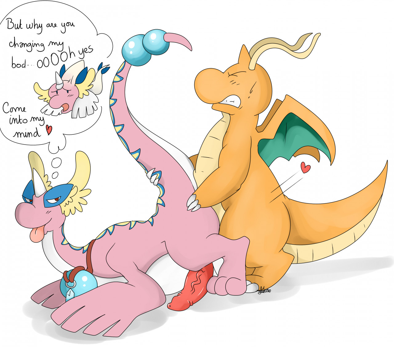 Rule34 - If it exists, there is porn of it / nelsonnoir, dragonair,  dragonite, lugia / 5574506