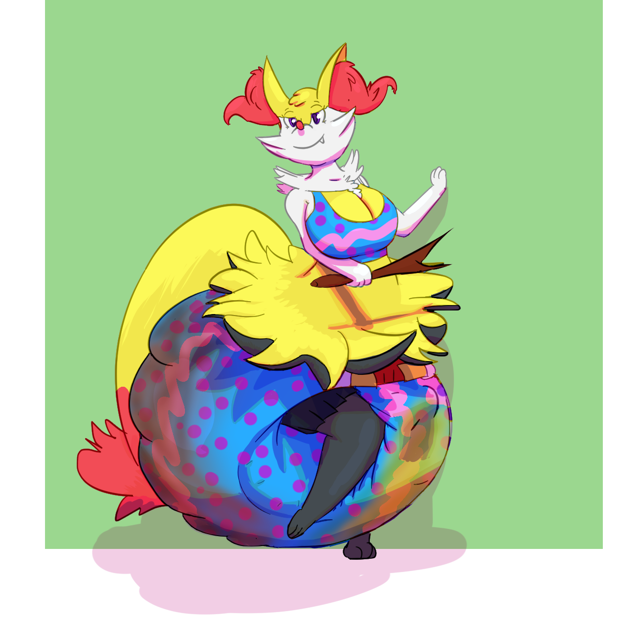 Braixen diaper
