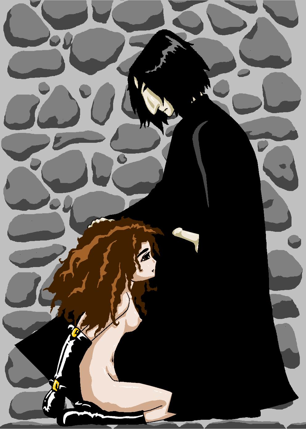 Severus hermione hard threesome