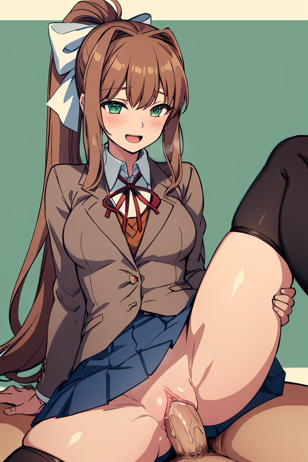 Rule34 - If it exists, there is porn of it / monika (doki doki literature  club) / 7852965