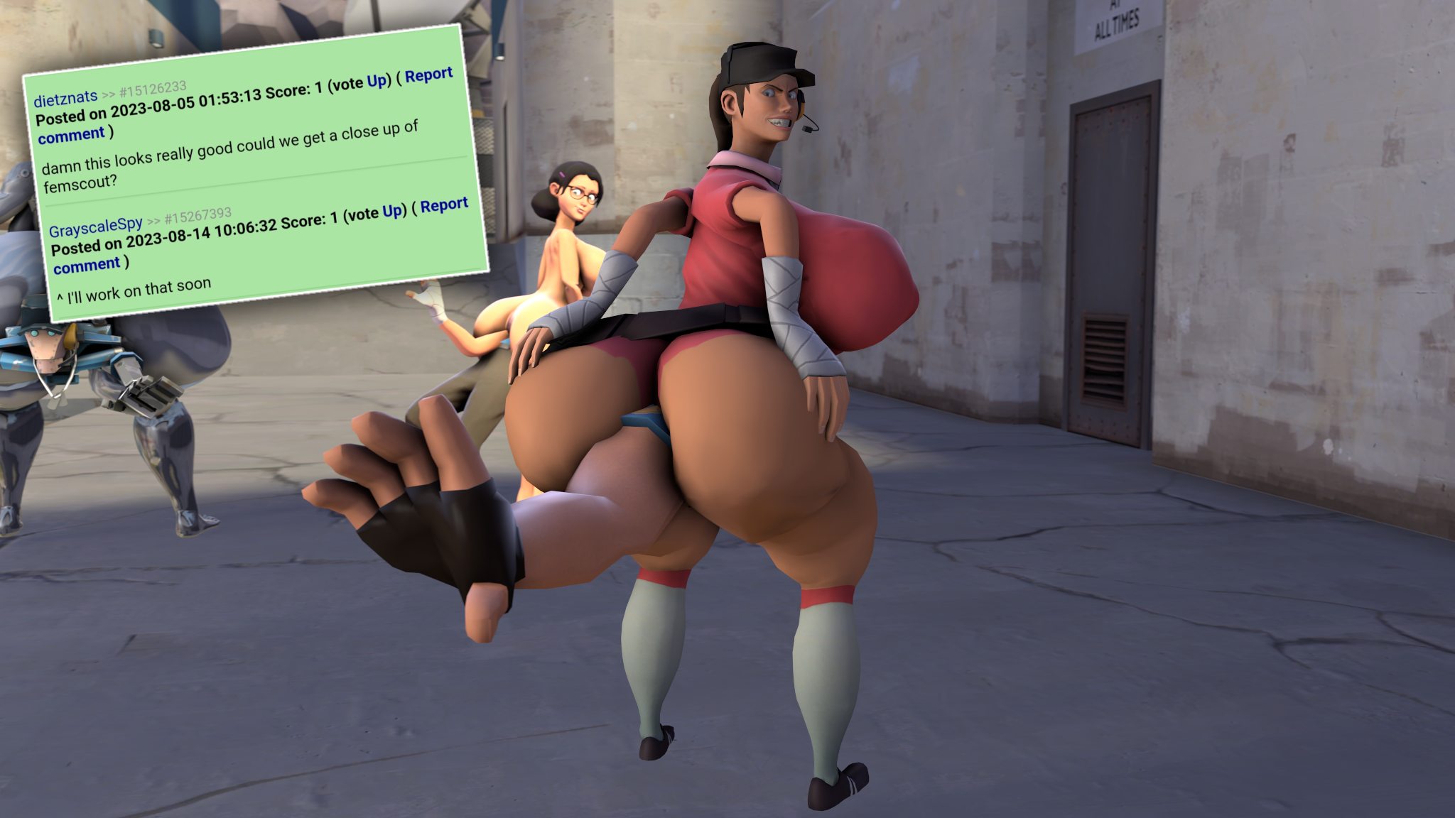 Rule34 - If it exists, there is porn of it / femscout, heavy (team fortress  2), heavy weapons guy / 7607299