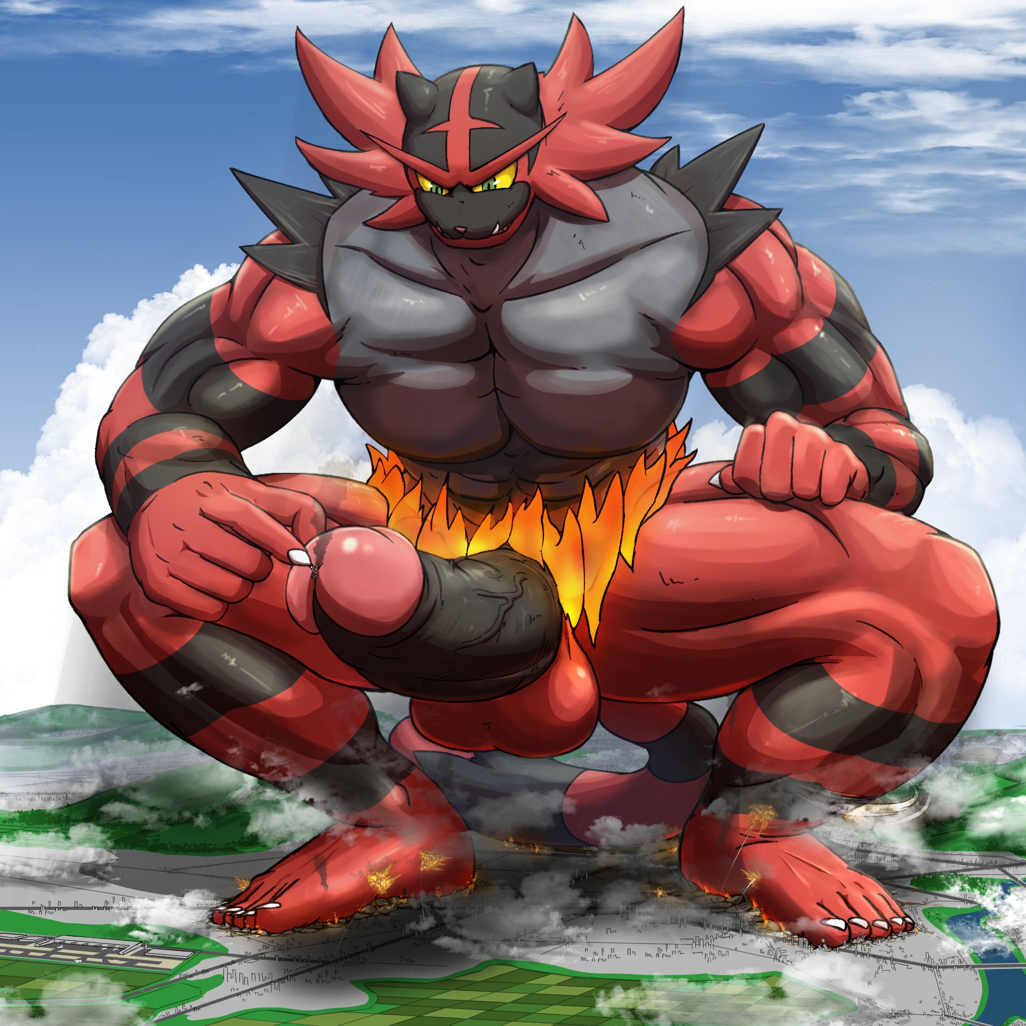 Incineroar drawing