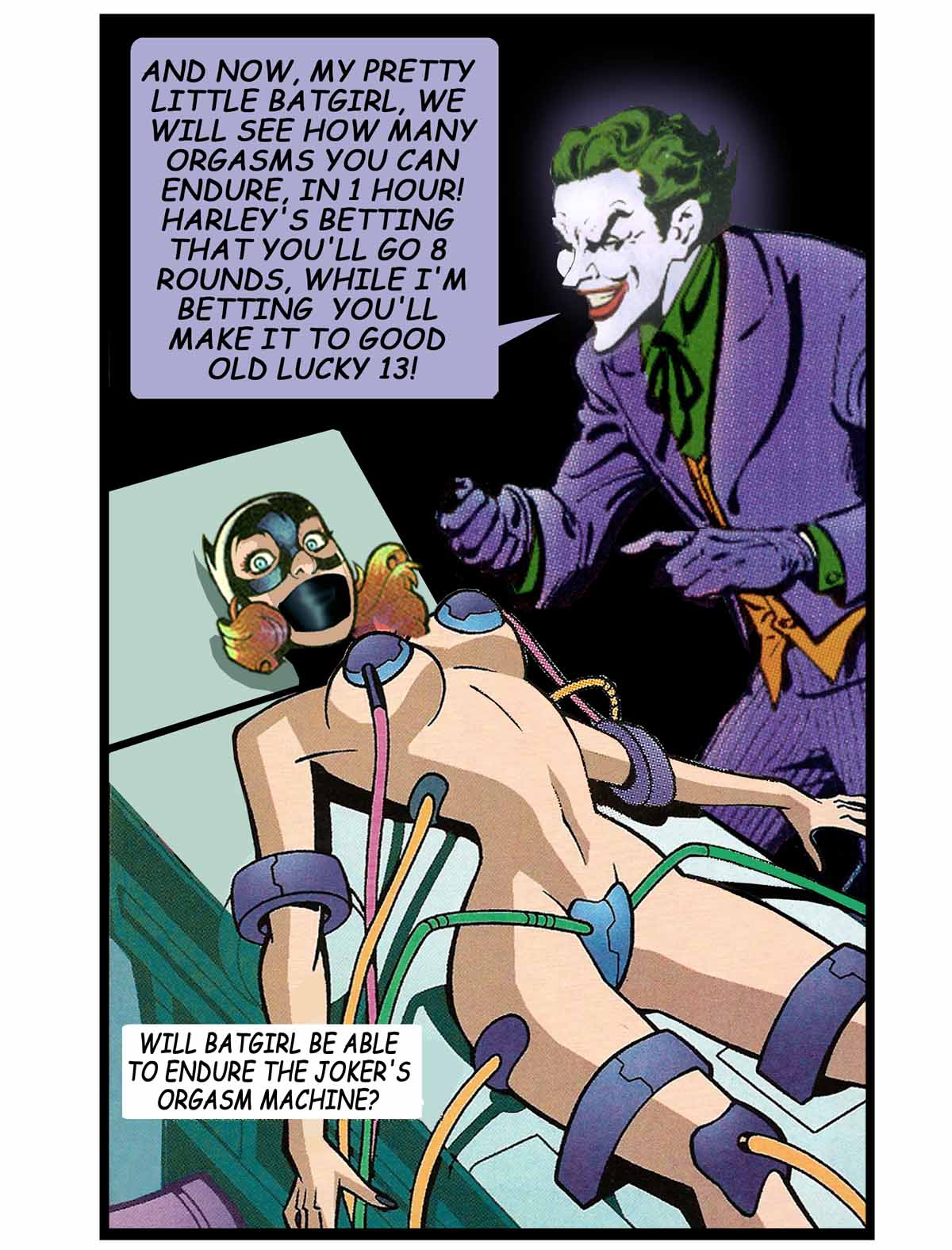 Sexy barbara gordon and joker comic porno