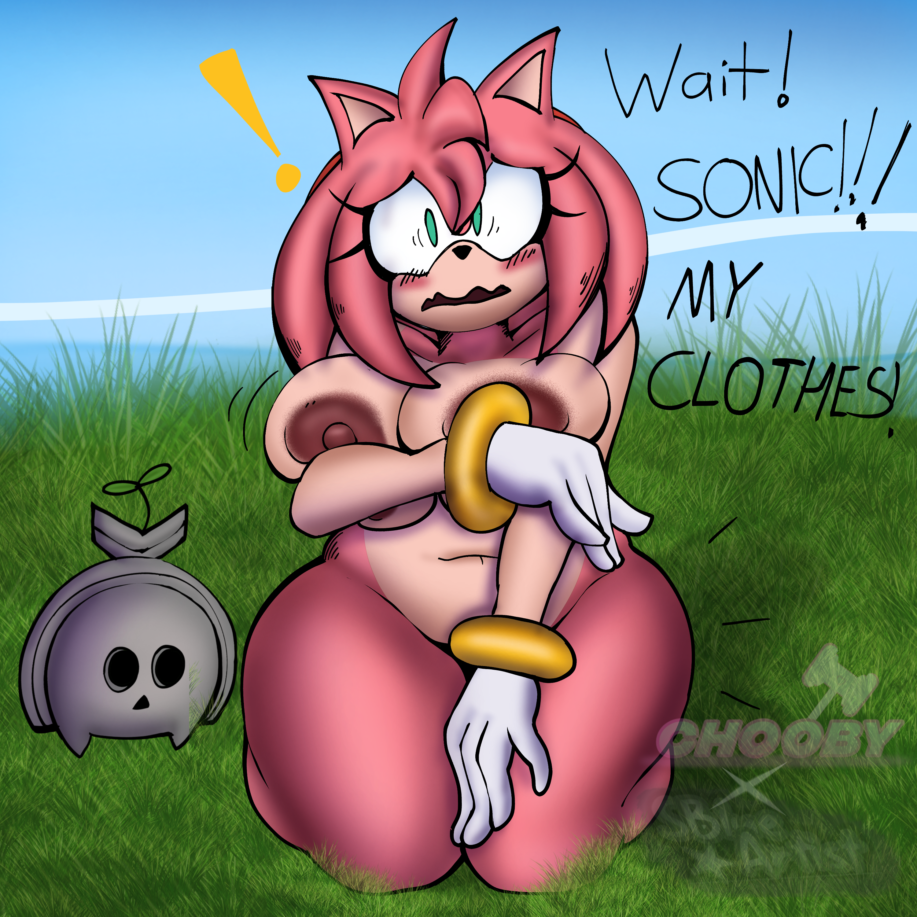 Amy rose belly button