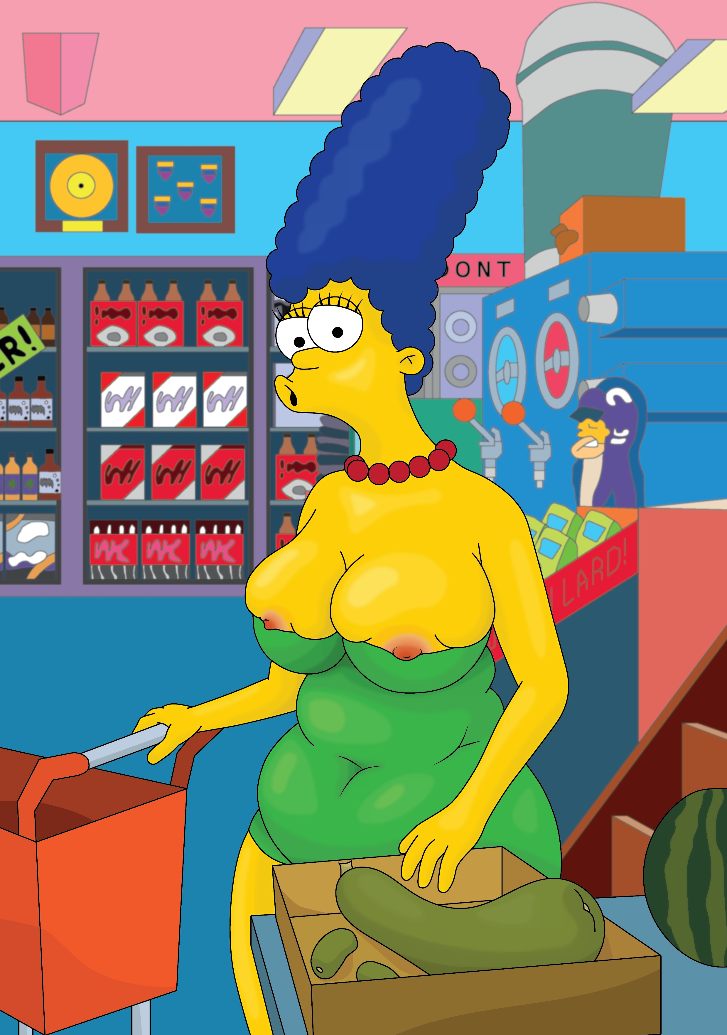 Busty marge simpson