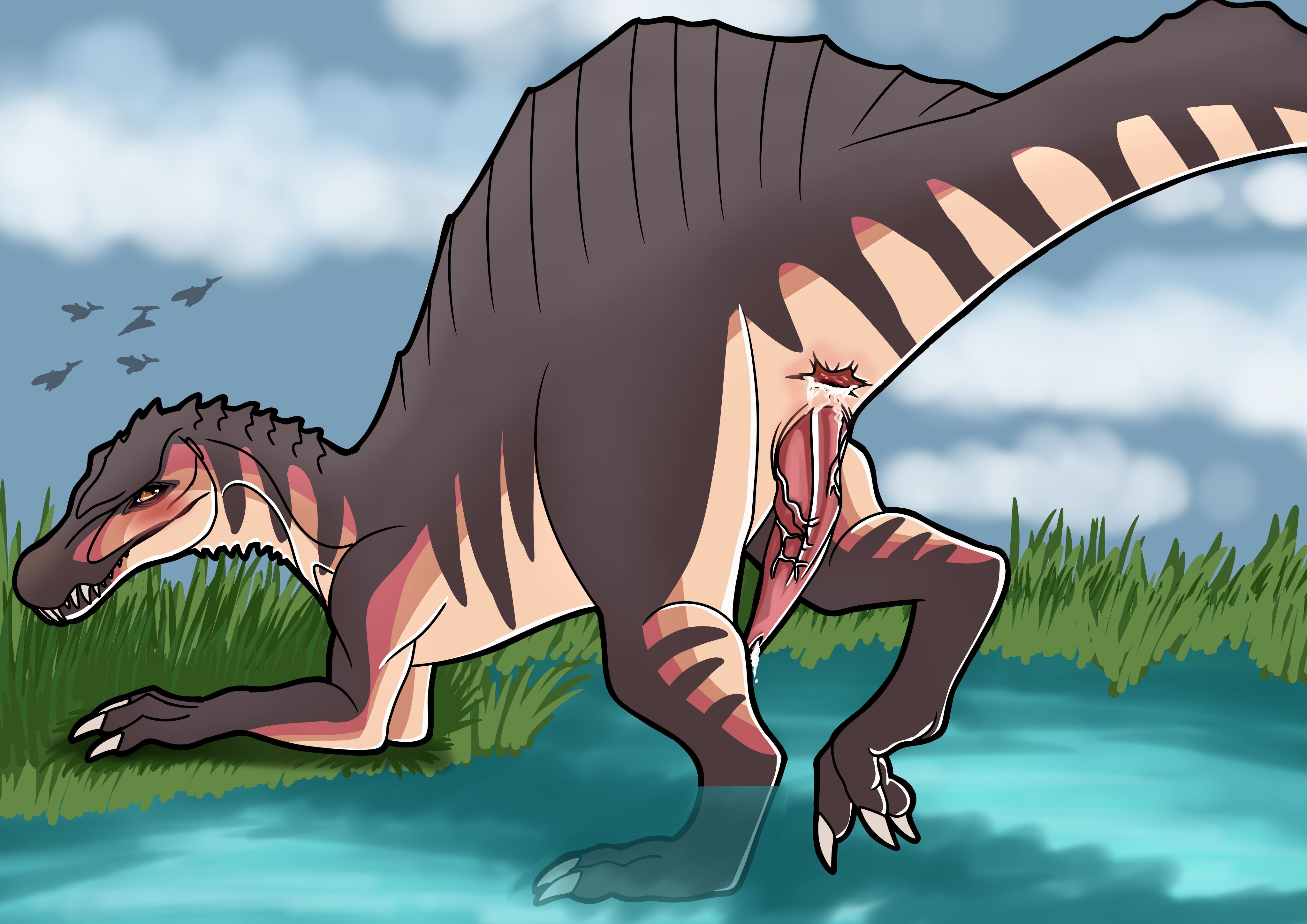 динозавр трахает человека фото 108