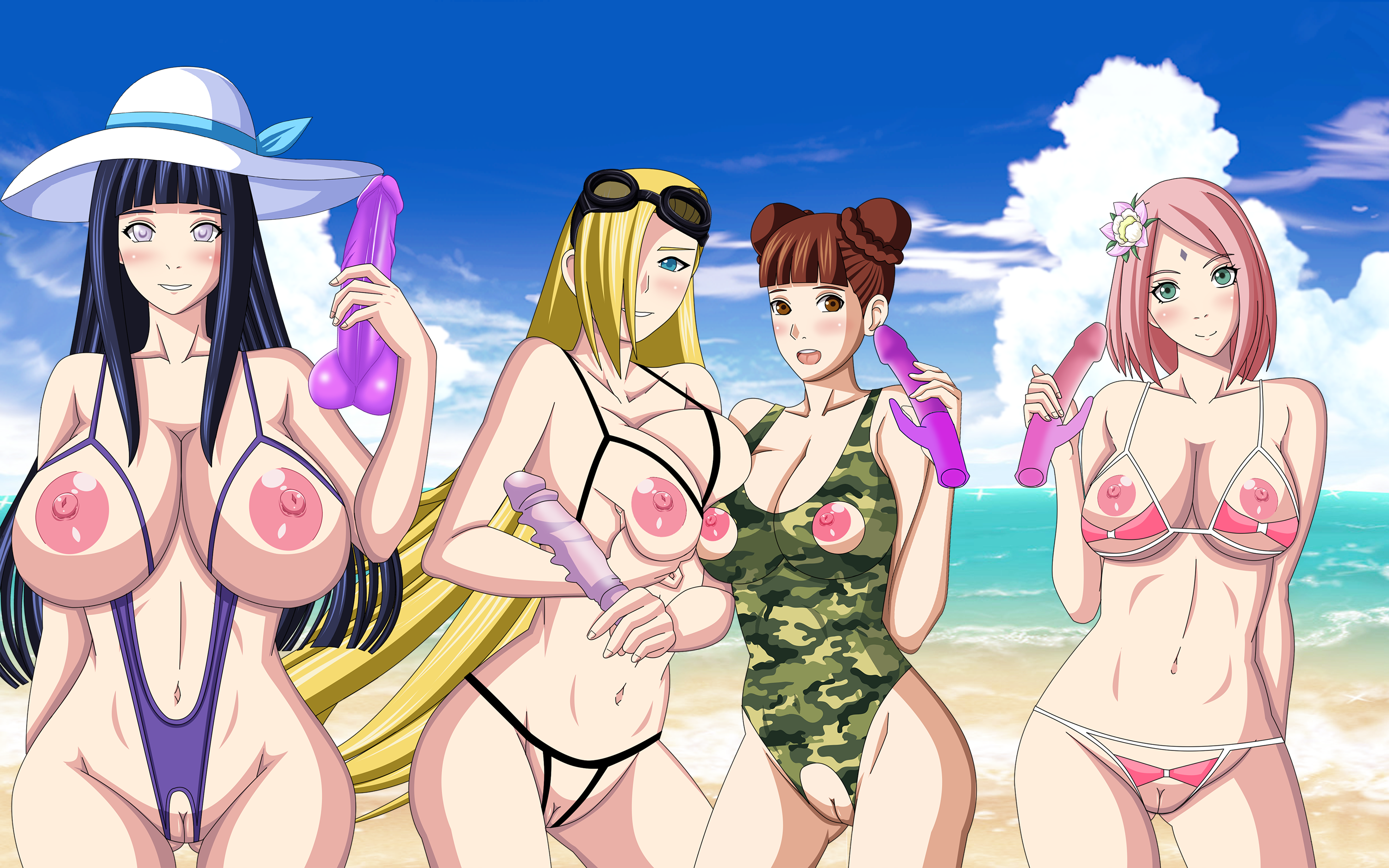 Naruto anime girls nackt