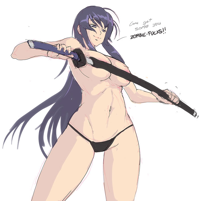 owler, saeko busujima, highschool of the dead, tagme, 