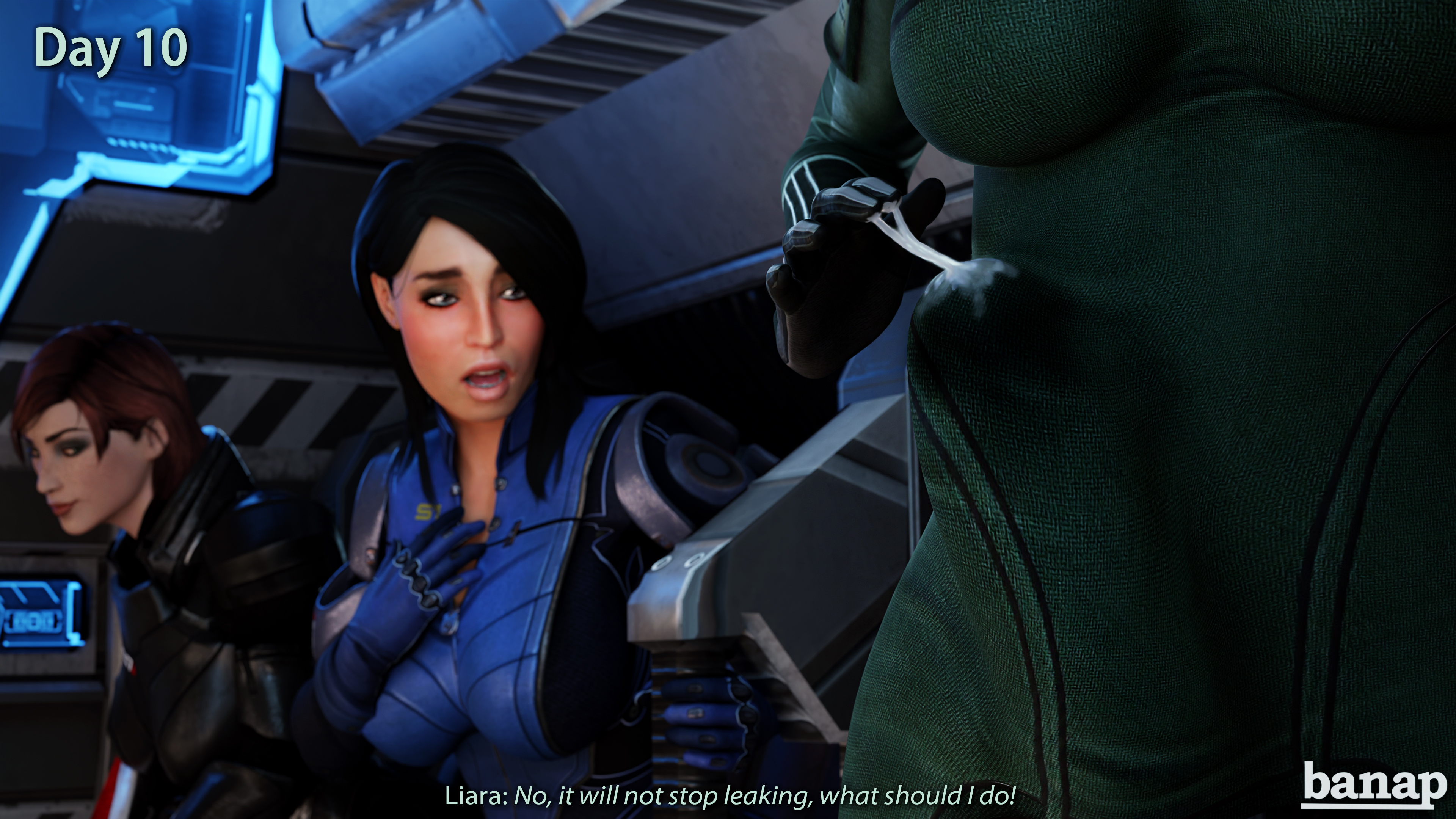 Rule34 - If it exists, there is porn of it / ashley williams, commander  shepard, femshep, liara t'soni / 4709322