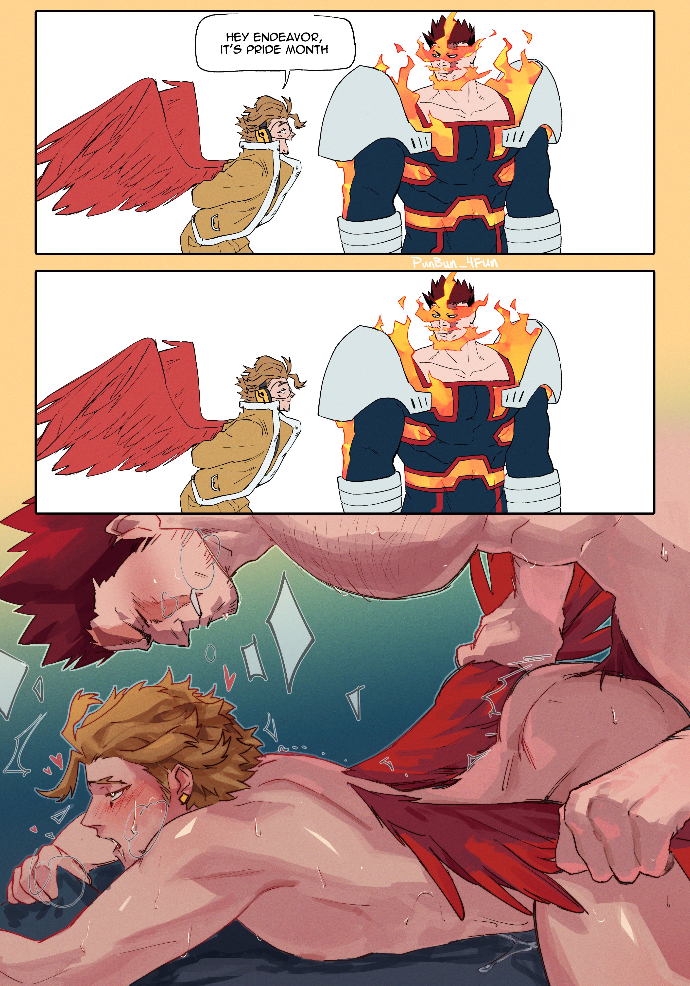 Hawks x endeavor rule 34