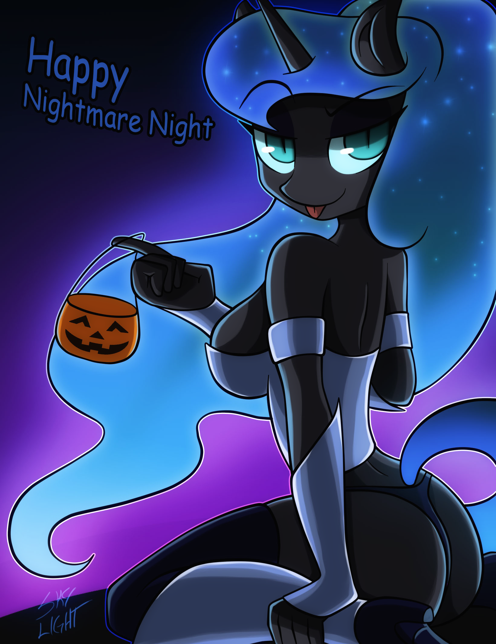 Rule34 - If it exists, there is porn of it / skylight (artist), nightmare  moon (mlp) / 5447917