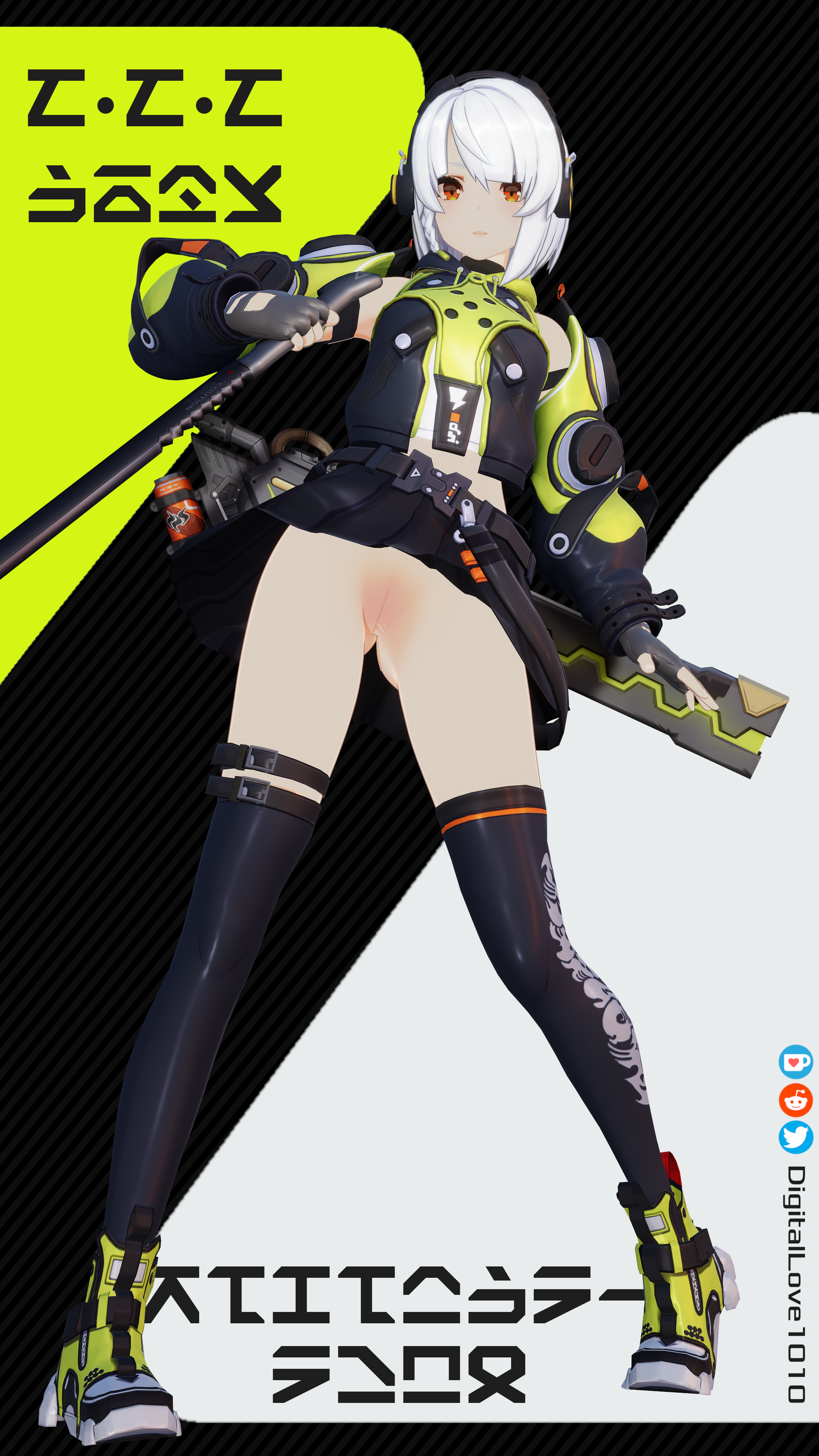 1girls 3d 4k 4k_resolution absurd_res absurdres action_pose alternate_version_available anby_demara ass ass_crack bangs bangs_over_eyes bare_shoulders bare_skin bare_thighs big_breasts big_eyes black_gloves black_thighhighs blender_(medium) blender_(software) blender_eevee blunt_bangs bob_cut bodily_fluids bodily_fluids_in_pussy breasts butt_crack casual casual_exposure casual_nudity clothed clothing curvy curvy_figure digitallove1010 dripping_pussy excessive_genital_fluids eyebrows eyeshadow female female_focus female_only fingers full_body functionally_nude functionally_nude_female genitals gloves hair head_tilt headgear headphones headphones_on_head high_resolution highres hips holding_object holding_sword holding_weapon hoyoverse human leaking_pussy leaking_pussy_juice light-skinned_female light_skin light_smile lips looking_at_viewer mihoyo mouth naked naked_female no_panties nude nude_female nudity partially_clothed partially_clothed_female partially_nude partially_nude_female pose posing posing_for_the_viewer pussy pussy_juice pussy_juice_leaking pussy_juice_string pussy_juice_trail pussy_lips red_eyes self_upload shaved_pussy shoes short_hair skirt skirt_up small_waist smile smiling sneakers solo solo_female solo_focus standing swept_bangs sword thick_thighs thigh_gap thighhighs thighs vagina vaginal_juices watermark weapon weapon_on_back wet_pussy white-haired_female white-skinned_female white_hair white_skin white_skinned_female zenless_zone_zero