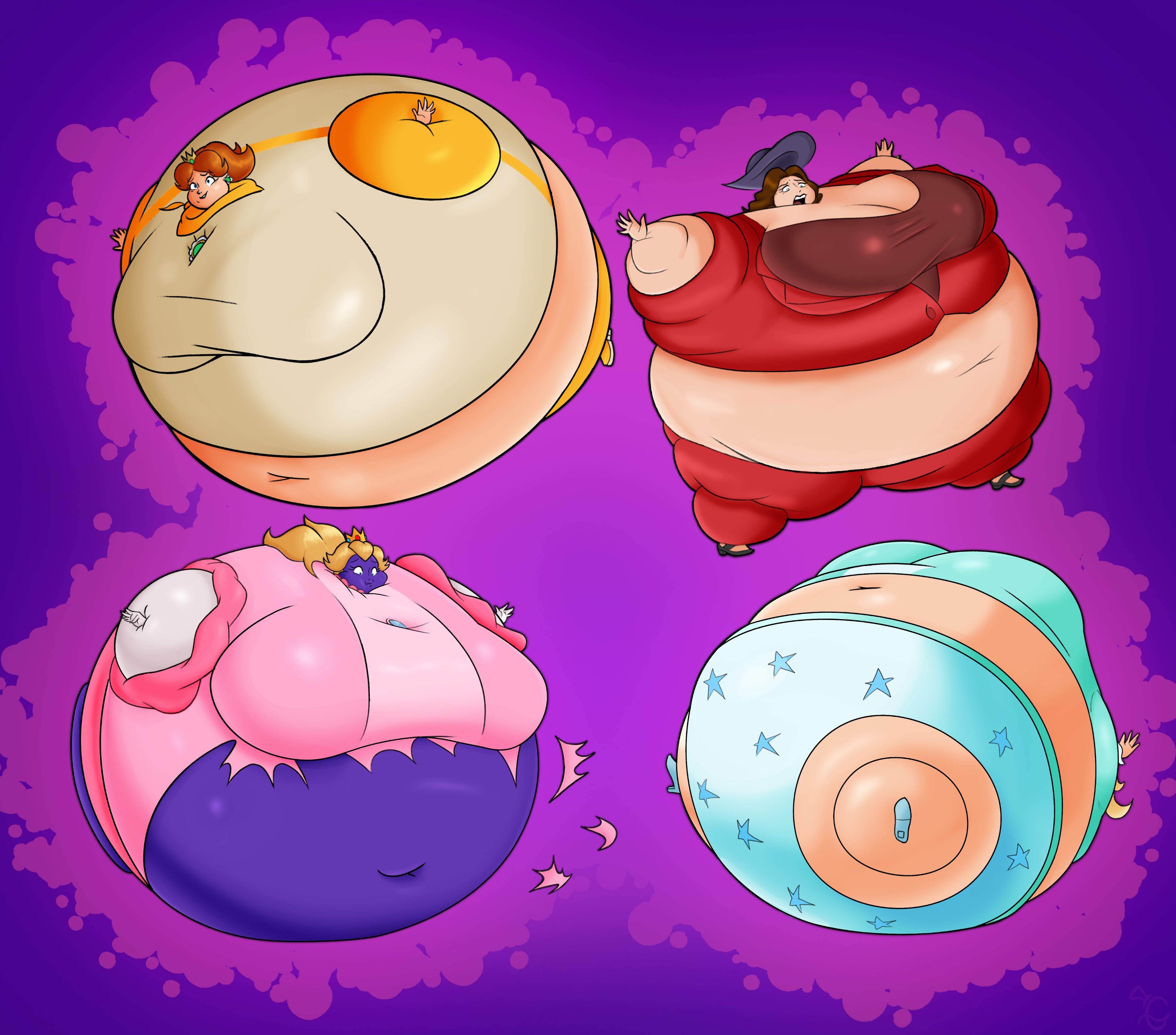 Princess peach blueberry inflation