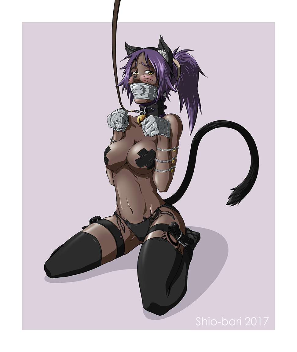 Cat girl anime bdsm cyborg