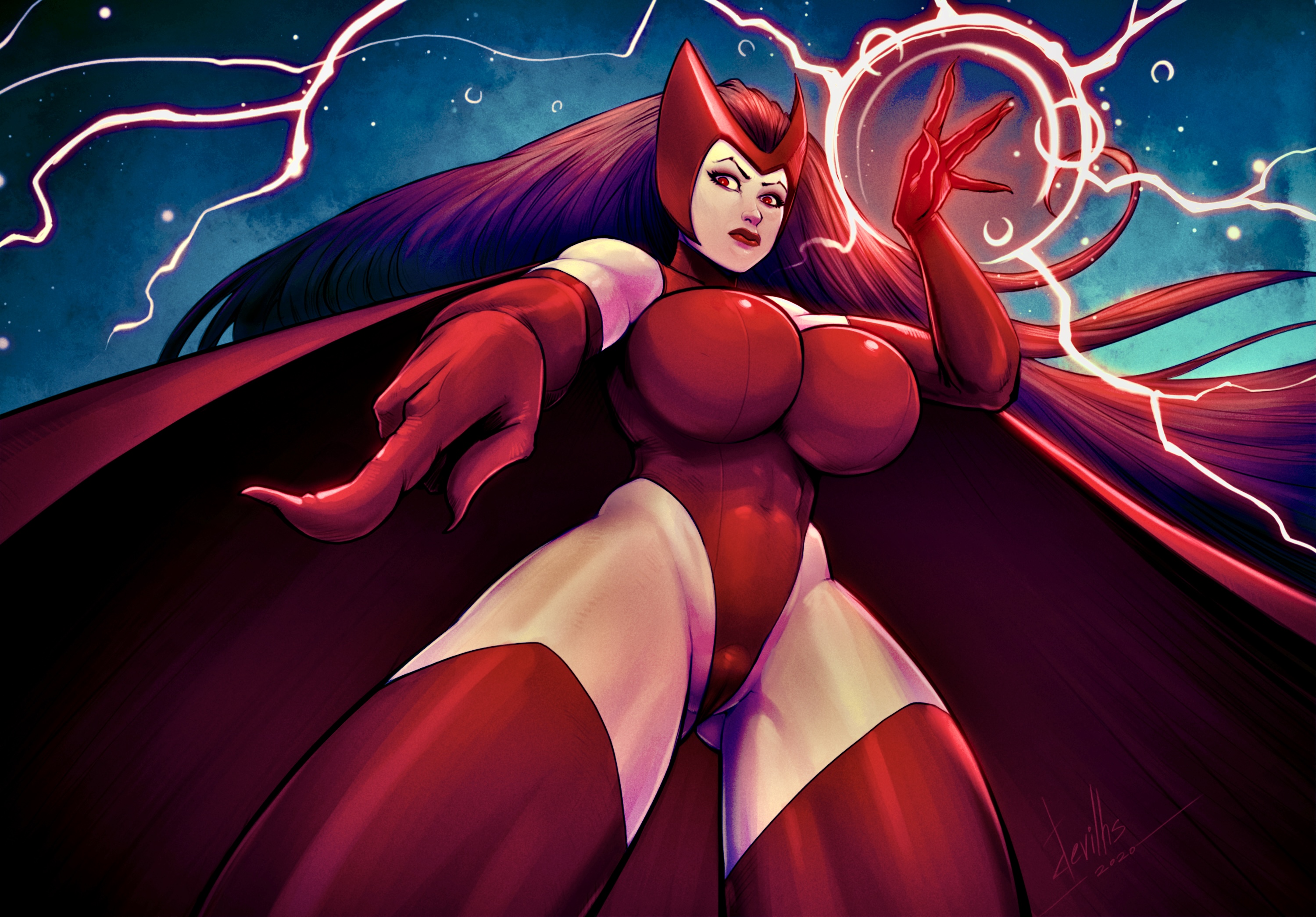 Scarlet witch big boobs