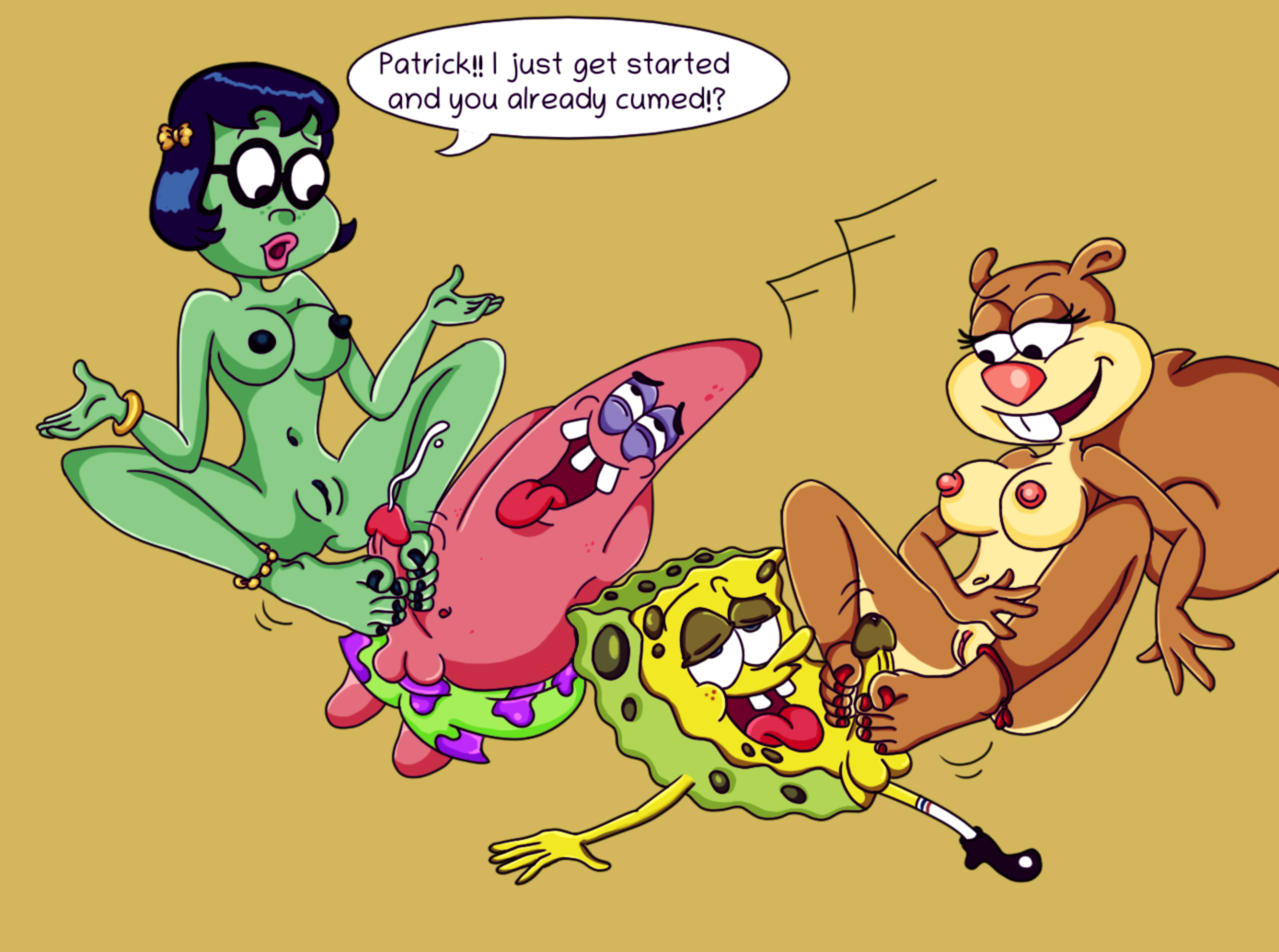 Rule34 - If it exists, there is porn of it / princess mindy, sandy cheeks, spongebob...