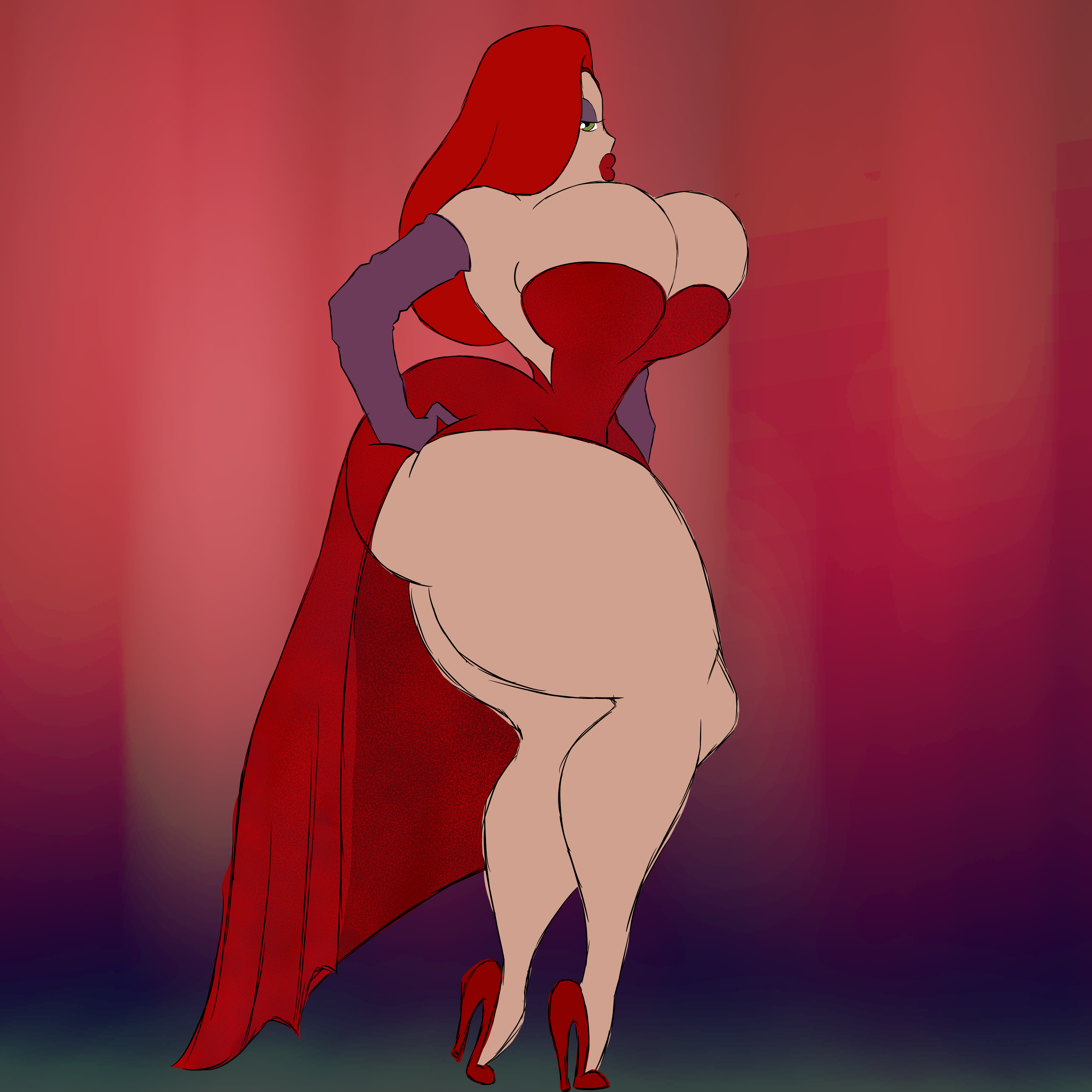 Jessica rabbit legs