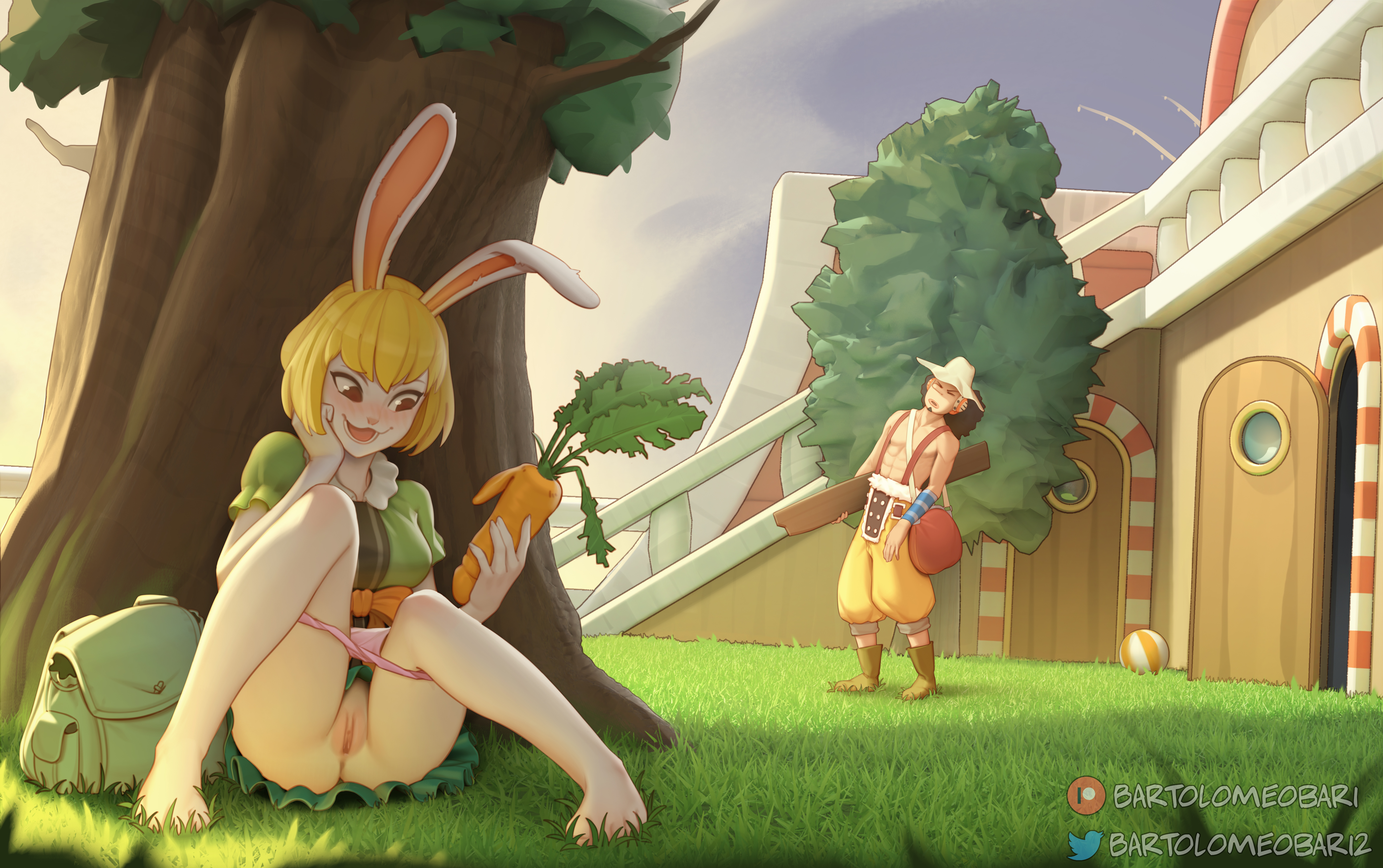 Rule34 - If it exists, there is porn of it  bartolomeobari, carrot (one  piece), usopp  4288278