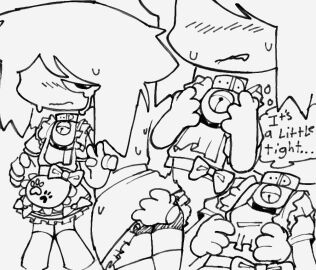 1boy abbie_(fundamental_paper_education) apple ass ass_grab ass_up cute dress embarrassed fundamental_paper_education hand_on_ass hand_on_butt maid male