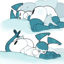 1girls absurd_res android ass bed big_ass bodily_fluids bottom_heavy curvaceous curvy curvy_figure digital_media_(artwork) elbow_gloves fat_ass female female_focus furniture genital_fluids gloves grinding gynoid hi_res hips hourglass_figure huge_ass humanoid jenny_wakeman large_ass legs light-skinned_female light_skin machine masturbation metallic_body multiple_angles multiple_images my_life_as_a_teenage_robot nickelodeon nude on_bed pillow pillow_humping pussy rear_view robot robot_girl robot_humanoid slim_waist solo solo_female thick thick_hips thick_legs thick_thighs thighhighs thighs vaginal_fluids voluptuous voluptuous_female waist white-skinned_female white_body white_skin wide_hips xj-9 zetaskully