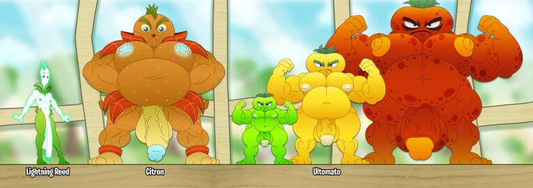 3_toes 4_fingers absurd_res alternate_species angry annaengine balls barefoot belly biceps big_balls big_belly big_muscles big_pecs big_penis biped black_eyes blue_eyes blue_nipples body_size_growth chart circumcised citron_(pvz) color_change cybernetics cyborg detailed_background digital_drawing_(artwork) digital_media_(artwork) electronic_arts elemental_creature elemental_humanoid english_text eyebrows feet fingers flaccid flexing flora_fauna food food_creature food_humanoid foreskin freckled_arms freckled_belly freckled_chest freckled_face freckled_legs freckled_thighs freckles front_view fruit fruit_humanoid futuristic genitals glans glowing glowing_balls glowing_body glowing_genitalia glowing_nipples glowing_penis gradient_body gradient_penis green_balls green_body green_eyes green_nipples green_penis group growth hands_on_hips height_chart hi_res huge_balls huge_cock humanoid humanoid_genitalia humanoid_penis humanoidized leaf leaf_hair lightning_reed lightning_reed_(pvz) living_fruit long_penis looking_at_viewer machine male markings model_sheet mohawk monotone_body monotone_genitals monotone_penis mouthless multicolored_body multicolored_penis muscular muscular_arms muscular_humanoid muscular_male navel nipples nude orange_body orange_nipples orange_penis overweight overweight_male pecs penis plant plant_hair plant_humanoid plants_vs._zombies popcap_games pose pseudo_hair raised_arms red_balls red_body red_penis retracted_foreskin saggy_balls short_stack size_difference size_transformation sky slightly_chubby slightly_chubby_male slim slim_humanoid slim_male spikes spikes_(anatomy) spots spotted_arms spotted_balls spotted_body spotted_genitalia spotted_legs spread_arms standing tan_balls tan_penis text thick_penis thick_thighs toes transformation tree two_tone_body ultomato_(pvz) vein veiny_penis white_balls white_body white_penis wide_hips window yellow_balls yellow_body yellow_eyes yellow_penis