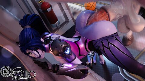 16:9 1animal 1boy 1girls 1horse 3d absurdly_large_cock against_surface against_wall anal anal_juice anal_juice_on_penis anal_sex ass balls bent_over big_ass big_balls big_butt big_penis blizzard_entertainment blue_hair bodily_fluids digital_media_(artwork) doggy_style duo equid equine female feral feral_penetrating feral_penetrating_human from_behind_position genitals hair hi_res huge_cock human human_on_feral human_penetrated interspecies lewddokkae male male/female mammal overwatch overwatch_2 penetration penis purple_body saggy_balls sex stomach_bulge thick_thighs wide_hips widescreen widowmaker zoophilia