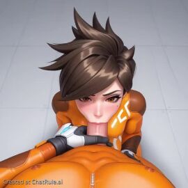 ai_generated blowjob deepthroat eye_contact fellatio huge_cock male/female no_sound oral oral_sex penis pov pov_male sucking sucking_penis tagme tracer video