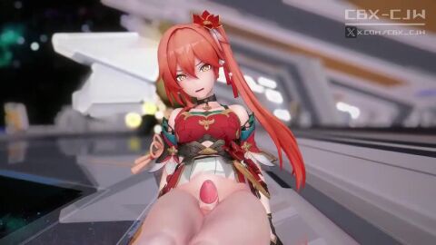 1boy absurdres animated blush bouncing_breasts breasts breasts_out cbx-cjw cum erection female guinaifen_(honkai:_star_rail) honkai:_star_rail legs_apart male moaning moaning_in_pleasure nipples oral_sex penis penis_in_pussy pov pubic_hair sex sound spread_legs straight tagme thighs unseen_male_face vagina vaginal_penetration vaginal_sex video