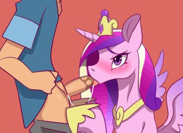 1boy 1girls alicorn all_the_way_to_the_base animated animated_gif big_penis blowjob blush clothing crown deepthroat drool drooling equine feathered_wings feathers fellatio fellatio_from_feral female female_feral female_on_human feral friendship_is_magic genitals gif glazed_penis hasbro horn human human_male human_male_on_mare human_on_feral human_on_pony_action interspecies looking_at_another looking_up male male_human/female_feral mare my_little_pony nudity oral oral_penetration oral_sex pants_down penetration penile penis penis_in_mouth pony princess princess_cadance_(mlp) sex shirt shirt_lift spread_wings sucking sucking_penis tongue tongue_out tongue_out_blowjob unicorn_horn wide_eyes wings 馬文