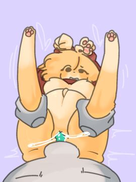 alex_(horniicat) cat_ears cat_tail cumflation furry horniicat inflation male penis rule_63