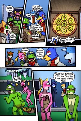 amanda_toad ass breasts embarrassed falco_lombardi female fox_mccloud krystal marcus_mccloud nude peppy_hare robablo star_fox tagme