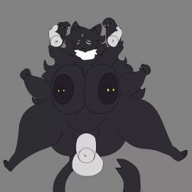 2d_animation animated anthro arachnid arthropod artist_name big_breasts breasts disembodied_hand disembodied_penis domestic_cat felid feline felis female genitals huge_breasts hybrid male male/female mammal nipple_piercing nipples penetration penis piercing pussy slightly_chubby solo spider unknown_artist vaginal_penetration verith_(sconchys)