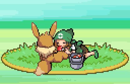 1boy 1girls ambiguous_gender animated closed_eyes clothed clothing digital_media_(artwork) duo dustyspaghetti eevee fellatio female feral game_freak genitals gif human human_on_feral interspecies loop male male/ambiguous male_penetrating male_pokemon/female_human mammal nintendo npc_trainer oral oral_penetration penetration penile penis pixel_art pokemon pokemon_(species) pokemon_breeder_(pokemon) pokemon_breeder_(pokemon_dppt) pokemon_dppt pokephilia sex short_playtime zoophilia