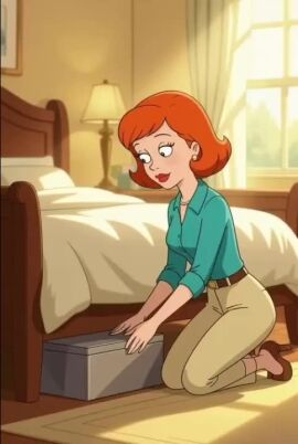 ass ass_up asshole family_guy helpless lois_griffin pussy pussy_juice pussy_juice_drip split split_pants stuck stuck_under_bed tagme thrusting trapped video