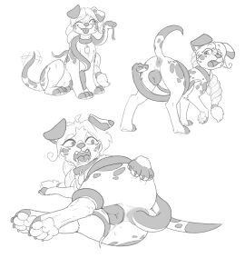 2024 4_toes anal anal_sex anal_vore animal_genitalia animal_pussy anus ass backsash canid canine canine_genitalia canine_pussy canis collar dalmatian digital_media_(artwork) domestic_dog duo feet female female/female feral feral_only fur genitals hair head_in_anus head_in_ass head_insertion hi_res hindpaw lily_(backsash) looking_back looking_surprised lying mammal markings monochrome nude on_side one_eye_closed open_mouth partially_inside pawpads paws penetration ponytail pussy reptile scalie serpentine simple_background sitting size_difference smile snake spots spotted_body spotted_fur spread_ass spread_butt spreading standing tail teeth toes tongue tongue_out vore wink