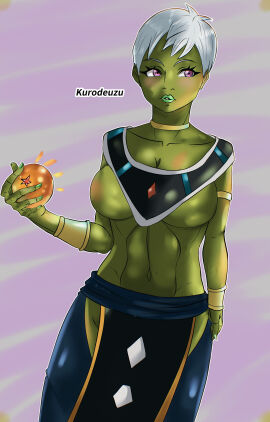 breasts cheelai dragon_ball dragon_ball_super female kurodeuzu milf