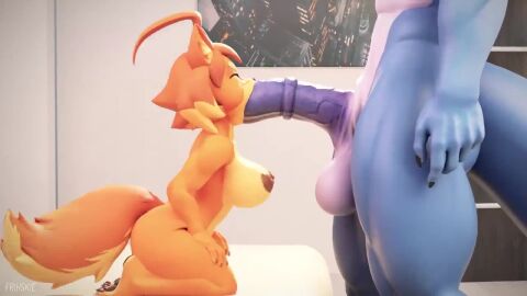 3d all_the_way_to_the_base animated anthro balls_deep bigger_male blue_body brown_fur canid canine canine_humanoid canis deepthroat domestic_dog excited excited_female excited_for_sex fellatio female flint_(frihskie) flirtyfawn696 frihskie fur furry giggle happy_sex horsecock huge_cock hyper_penis kumaafterdark male male_moaning massive_penis muscular muscular_male rough_sex scalie shark shark_humanoid size_difference smaller_female smile sound straight tagme tagme_(character) throat_noise veiny_penis video voice_acted