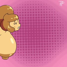 animated big_ass big_breasts bread breadna_(tkd) chubby chubby_female close-up follower_celebration food food_girl food_humanoid freckles freckles_on_face front_view funny grabbing hanging holding_viewer hug kissing kissing_face kissing_viewer milestone_celebration oerba_yun_fang pov silly simple_background simple_eyes smooch tagme tkd twintails twitter video