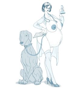 1animal 1boy 1dog 1girls ante90 ass balls bestiality_impregnation big_ass big_balls big_belly big_breasts big_penis breasts canid canine canine_penis canis charlie_(ante90) dog_penis female from_behind glasses high_heels inverted_nipples male penis pregnancy pregnant pregnant_belly pregnant_female pregnant_sex simple_background stethoscope stretch_marks veiny_breasts white_background zoophilia zoophilia_pregnancy