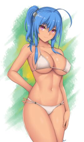 1girls adult adult_female ahoge antenna_hair arciealbano azur_lane bare_armpits bare_arms bare_belly bare_hands bare_hips bare_legs bare_midriff bare_navel bare_shoulders bare_skin bare_thighs belly belly_button blue-haired_female blue_eyebrows blue_hair blush blushing_at_viewer blushing_female breasts brown-skinned_female brown_skin brown_skinned_female busty busty_female cleavage closed_mouth_smile collarbone covered_nipples curvy curvy_body curvy_female curvy_figure curvy_hips dark-skinned_female dark_skin dot_nose elbows embarrassed_female exposed exposed_armpits exposed_arms exposed_belly exposed_legs exposed_midriff exposed_shoulders exposed_thighs female female_focus female_only fingers green_background groin hair_between_eyes hair_ornament hair_ornaments half_naked half_nude hand_on_hip hand_on_leg hand_on_own_hip hand_on_own_leg hand_on_own_thigh hand_on_thigh head_tilt high_resolution highres hourglass_figure large_breasts lean_figure legs light-skined_female light-skinned_female light_skin long_hair looking_at_viewer mature_female naked naked_female navel nervous nervous_face nervous_female nervous_smile nipple_bulge nude nude_female nudity ponytail purple-eyed_female purple_eyes pussy shoulders shy shy_smile side_ponytail sidelocks simple_background slender_body slender_waist slim_female slim_waist smile smiley_face smiling_at_viewer smirk solo st._louis_(azur_lane) standing tan tan_skin tan_skinned_female thick_thighs thighs thin_waist tilted_head underboob upper_body v-line white_background wide_hips