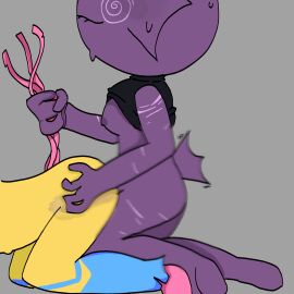 2girls anal breasts dandy's_world dandys_world female futa_on_female futanari intersex tagme yatta_(dandy's_world)